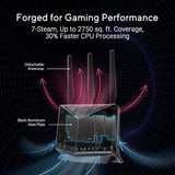 Asus BE6800 Dual Band RT-BE86U Performance Wifi 7 Extendable Router 2.6Hz Quad-Core CPU For Ultra-Fast Network Speed