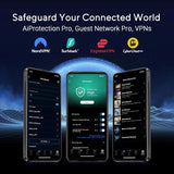 Asus BE6800 Dual Band RT-BE86U Performance Wifi 7 Extendable Router 2.6Hz Quad-Core CPU For Ultra-Fast Network Speed
