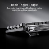 Asus M605 Rog Falchion Ace HFX 65% Wired Analog Gaming Keyboard Magnetic Switch Linear And Speedy (Arabic) - Black