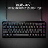 Asus M605 Rog Falchion Ace HFX 65% Wired Analog Gaming Keyboard Magnetic Switch Linear And Speedy (Arabic) - Black