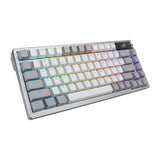 لوحة مفاتيح الألعاب الميكانيكية اللاسلكية Asus M701 Rog Azoth 75% RGB NX Snow Switch Refined Linear (عربي) - أبيض