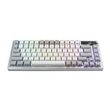 لوحة مفاتيح الألعاب الميكانيكية اللاسلكية Asus M701 Rog Azoth 75% RGB NX Snow Switch Refined Linear (عربي) - أبيض