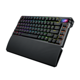 لوحة مفاتيح الألعاب الميكانيكية اللاسلكية/البلوتوث Asus M702 Rog Azoth Extreme 75% بمفاتيح Rog NX Snow الخطية المُحسّنة (عربي) - أسود