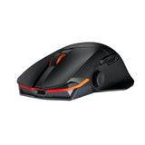 ماوس الألعاب اللاسلكي Asus P708 Rog Chakram X Origin RGB بدقة 36000 نقطة في البوصة، مزود بمستشعر بصري AimPoint، يعمل بتردد 2.4 جيجاهرتز وتقنية بلوتوث.