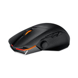 ماوس الألعاب اللاسلكي Asus P708 Rog Chakram X Origin RGB بدقة 36000 نقطة في البوصة، مزود بمستشعر بصري AimPoint، يعمل بتردد 2.4 جيجاهرتز وتقنية بلوتوث.