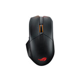 ماوس الألعاب اللاسلكي Asus P708 Rog Chakram X Origin RGB بدقة 36000 نقطة في البوصة، مزود بمستشعر بصري AimPoint، يعمل بتردد 2.4 جيجاهرتز وتقنية بلوتوث.