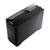 هيكل Asus Rog Z11 Mini-ITX مصنوع من الألومنيوم والفولاذ والزجاج المقوى والبلاستيك ABS - أسود