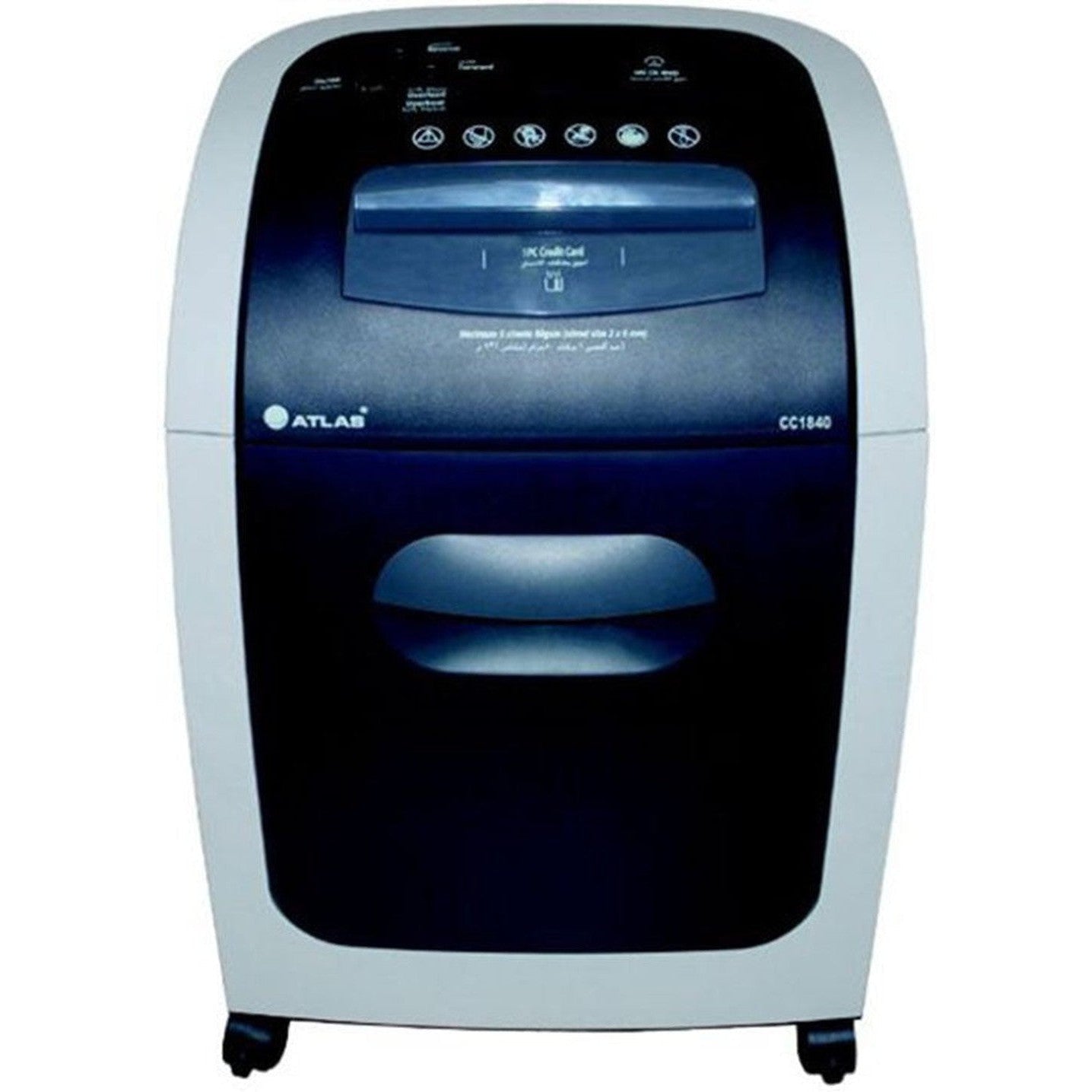 Atlas Cross Cut Shredder 18 Sheets Credit Card Cd Cc1840-Stationery Shredder S-Atlas-Star Light Kuwait