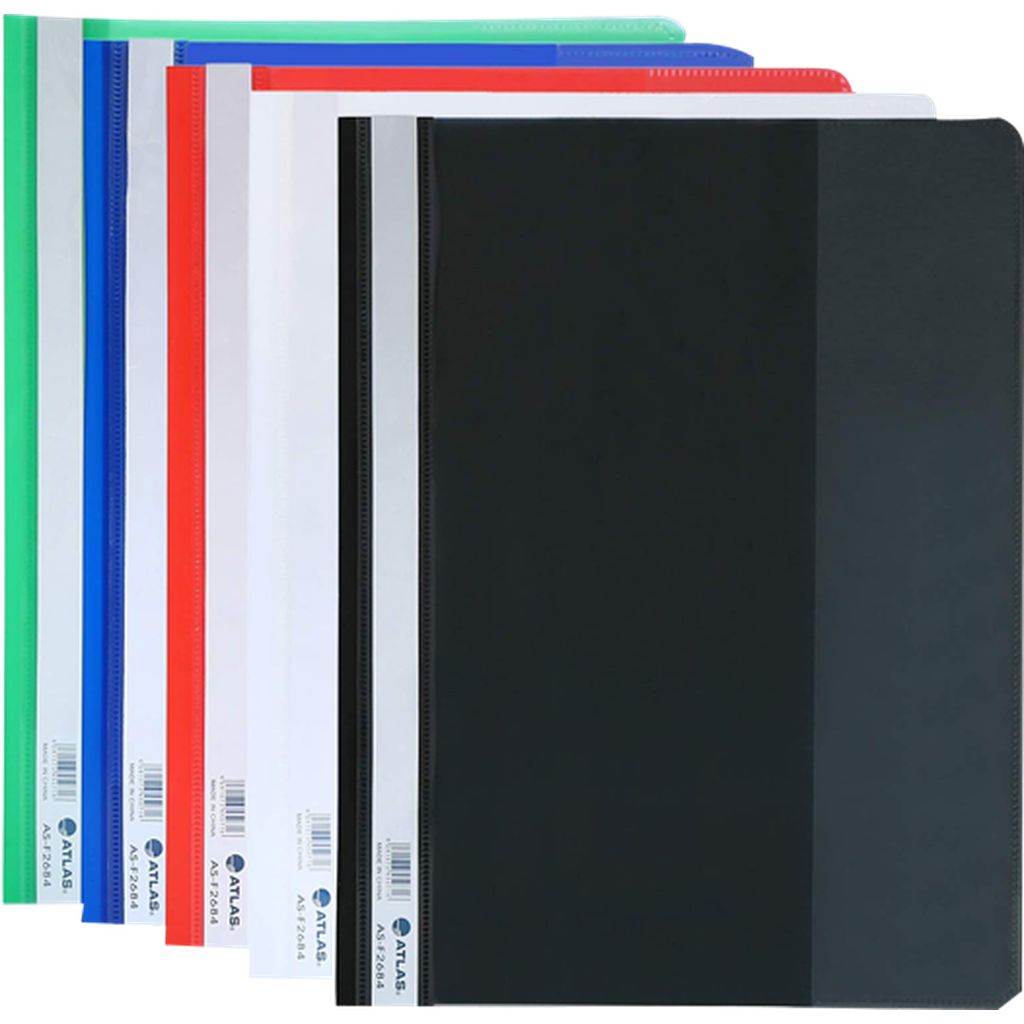 Atlas Project Files 12Pcs Pkt-Filiing Accessories-Other-Black-Star Light Kuwait