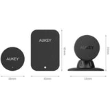 Aukey Black Magnetic Phone Mount-Phone Holders-Aukey-Star Light Kuwait