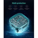 Aukey Pa-Y25 Wh 20W Single Port Pd Charger- White-Adapter-Aukey-Star Light Kuwait