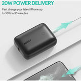 Aukey Pb-N83S Ultra Compact Power Bank 10,000Mah 22.5Wpd & Qc3.0-Power Banks-Aukey-Star Light Kuwait