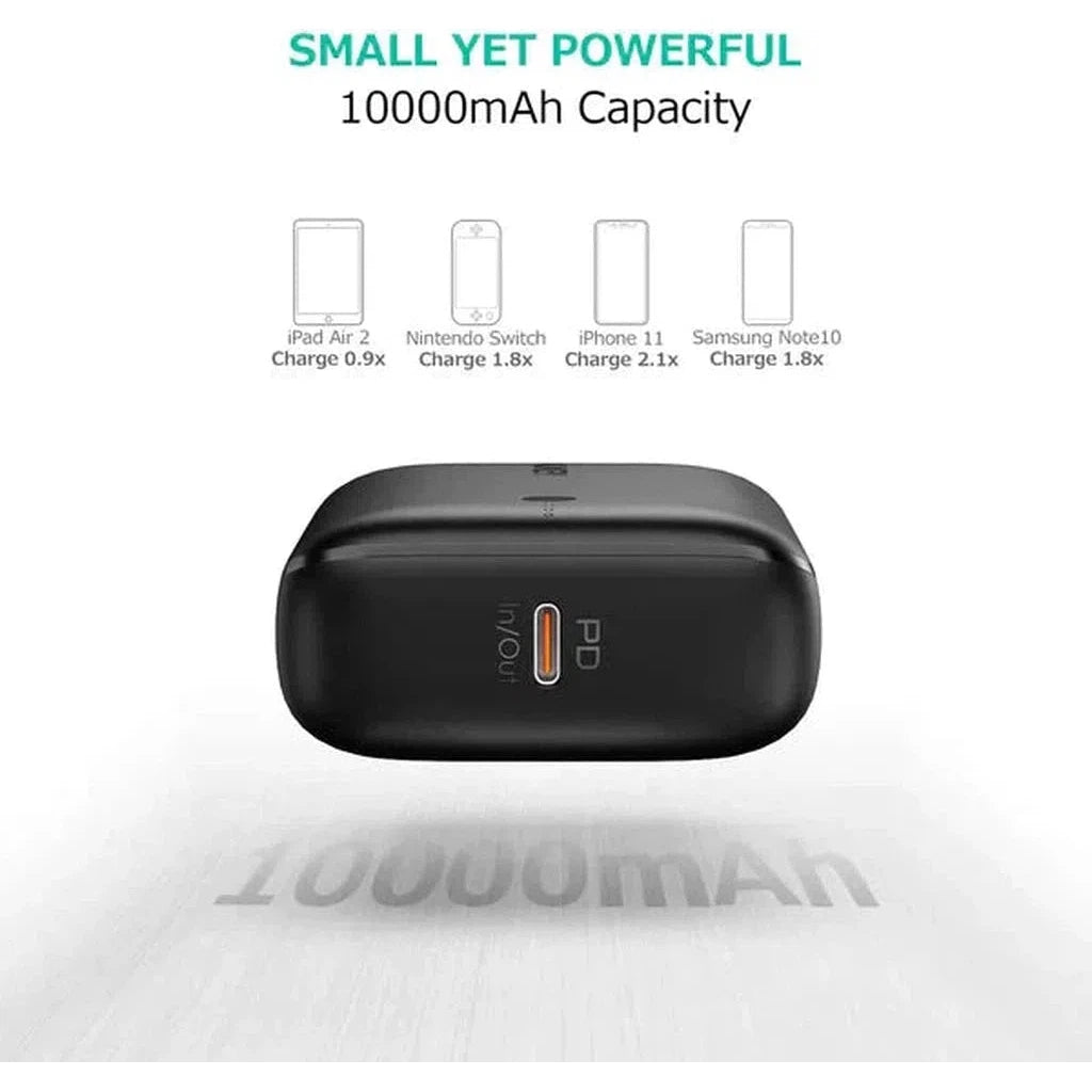 Aukey Pb-N83S Ultra Compact Power Bank 10,000Mah 22.5Wpd & Qc3.0-Power Banks-Aukey-Star Light Kuwait