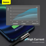 كابل بيانات من سلسلة BASEUS LEGEND، من USB إلى Lightning، 2.4 أمبير، 1 متر