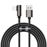 كابل بيانات من سلسلة BASEUS LEGEND، من USB إلى Lightning، 2.4 أمبير، 1 متر