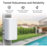 راوتر Asus Zenwifi BD4 (عبوة من قطعتين) ثنائي النطاق واي فاي 7 (802.11Be) قابل للتوسيع بتقنية Aimesh - أبيض
