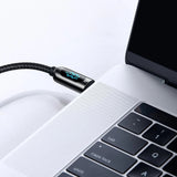 كابل Baseus CATSK-C01 USB-C - USB-C PD QC بقدرة 100 واط، 5 أمبير، سرعة نقل بيانات 480 ميجابت/ثانية، طول 2 متر - أسود