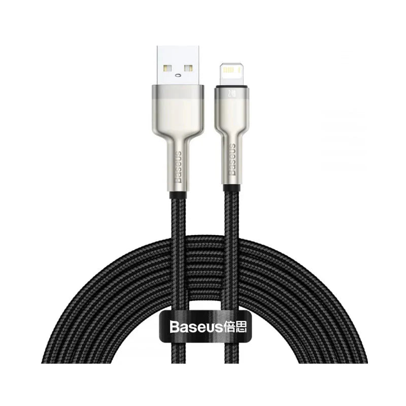 Baseus Cavo Lightning Serie Superior - Ricarica Veloce E Sincronizzazione Dati 2.4A, 2 Metri (Compatibile IPhone)