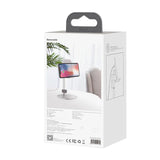 Baseus Desktop Wireless Charger Holder/Stand for Smartphone/Tablet (Youth Holder, Silver)