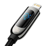 Baseus Display Fast Charging Data Cable Type-C to IP - 20W / 1m / Black