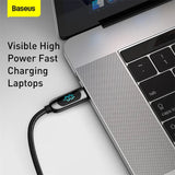 Baseus Display Fast Charging Data Cable Type-C to Type-C - 100W / 1m / Black