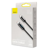 Baseus Display Fast Charging Data Cable Type-C to Type-C - 100W / 1m / Black