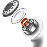 سماعات أذن لاسلكية حقيقية Baseus Encok W3 - أبيض