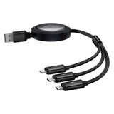كابل Baseus Free2Draw USB إلى M+L+C بقوة 100 واط