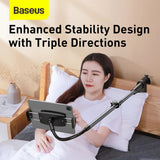 Baseus Otaku life rotary adjustment lazy holder Pro (Applicable for phone/ ipad) - gray