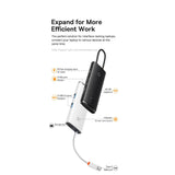 Baseus Lite Series 6-in-1 HUB Docking Station - Black