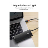 Baseus Lite Series 6-in-1 HUB Docking Station - Black