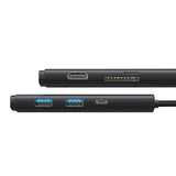 Baseus Lite Series 6-in-1 HUB Docking Station - Black
