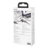 Baseus Metal Gleam 8-IN-1 Multifunctional USB Type-C Hub Grey