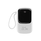 Baseus Qpow Digital Display quick charging power bank 20000mAh 22.5W (With Type-C Cable) White | PPQD-I02