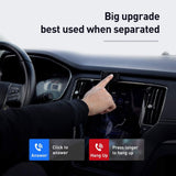 جهاز إرسال FM لاسلكي بتقنية بلوتوث 5.0 من Baseus S-16، شاحن سيارة لاسلكي MP3-CCTM-E01