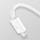 كابل بيانات وشحن سريع من سلسلة Baseus Superior، USB إلى M+L+C، 3.5 أمبير، 1.5 متر، أبيض