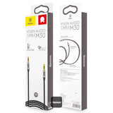 Baseus Yiven Audio Cable(Male to male) M30 - 1.5m / Silver/Black