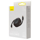 Baseus Zinc Magnetic One-For-ThreeType-C To M+L+C Pd 20W Black