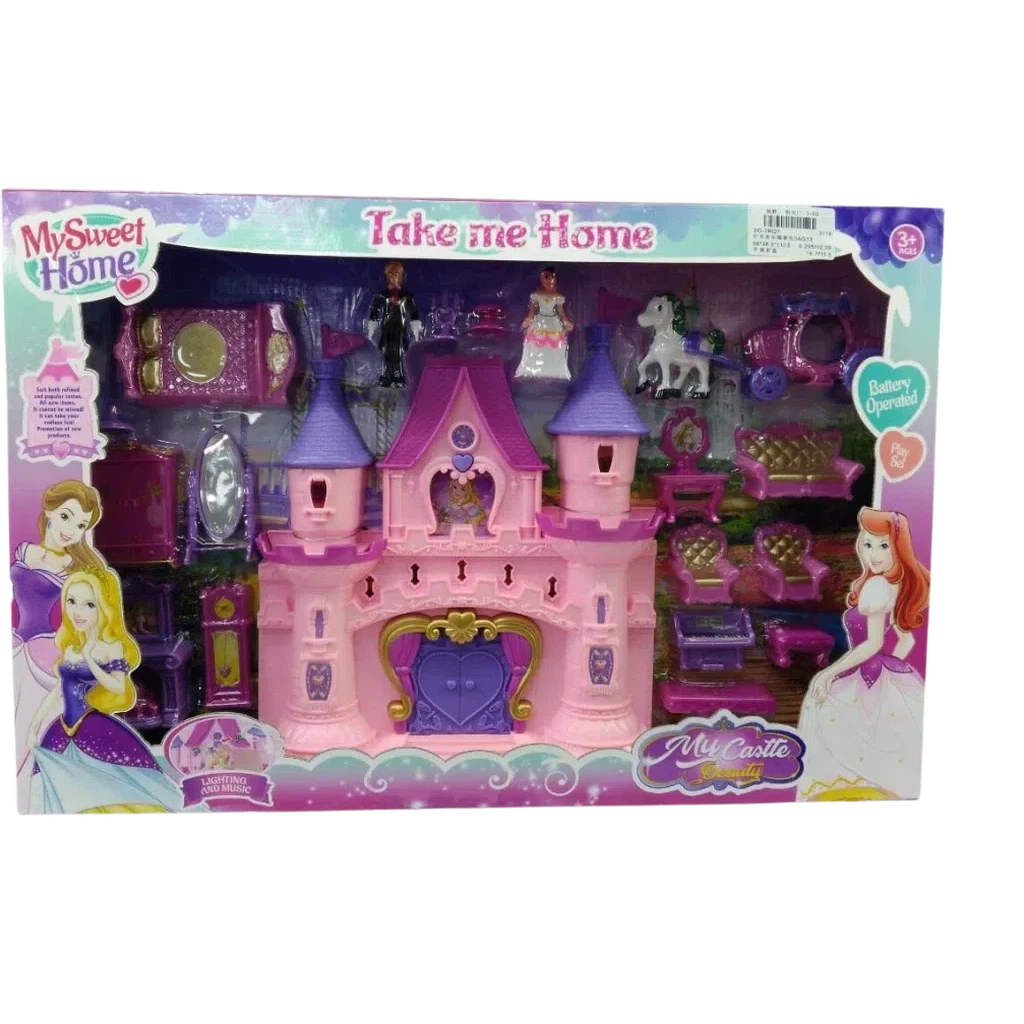 Battery Oprerated Princess Castle Villa-Sg-29027-Electric Toys-Other-Star Light Kuwait