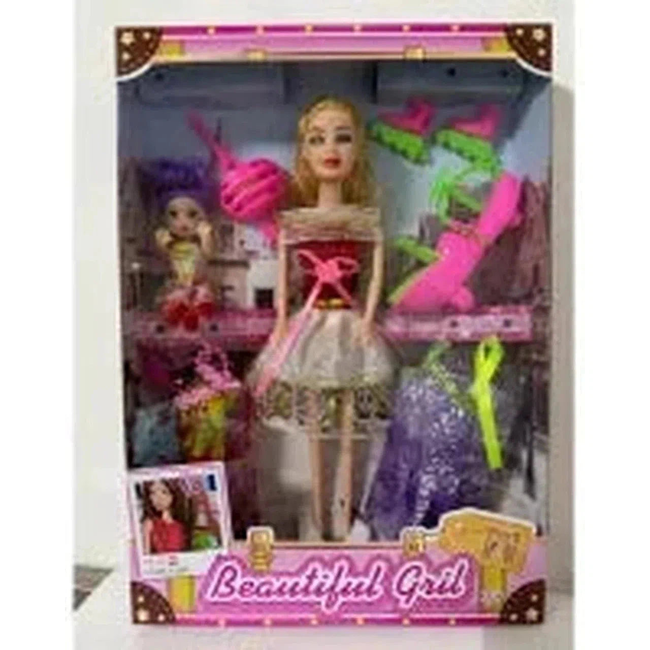 Beautiful Girl Dollset With Accessories-Dx623A-Dolls-Other-Star Light Kuwait