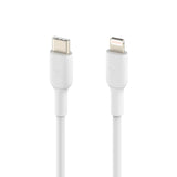 كابل Belkin Boost Charge USB-C مع موصل Lightning بطول 2 متر - أبيض