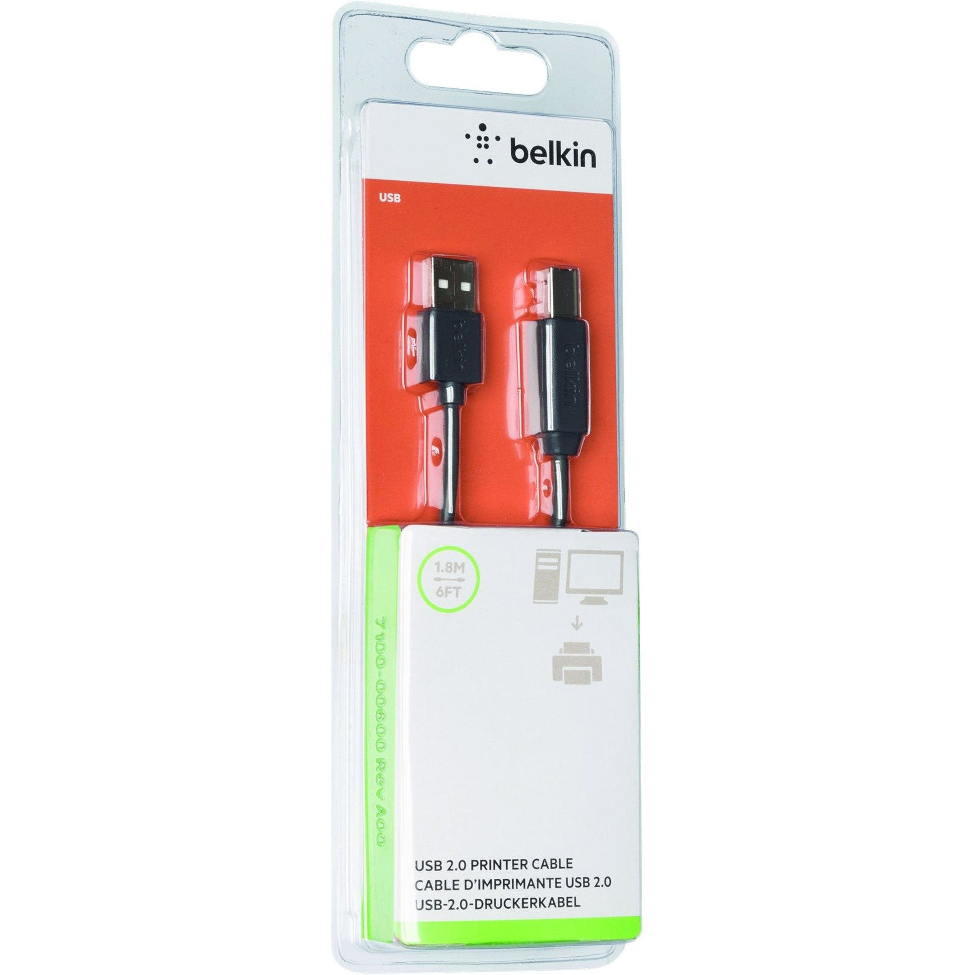 Belkin Usb 2.0 Premium Printer 1.8M Cable-Cable-Belkin-Star Light Kuwait