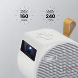 BenQ GV11 Portable Smart Projector with Free Angle Projection, Android TV, Wireless Casting, 200 Ansi Lumens, Bluetooth Speaker