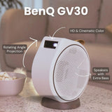 Benq Portable Smart Projector with Android TV, Wireless Casting, & 2.1 Bluetooth Speakers