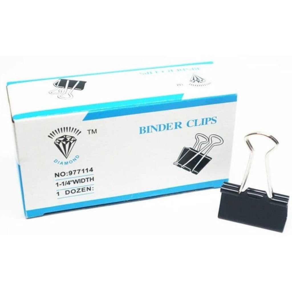 Binder Clips 32Mm Buro 12Pcs/Box-Pins And Clips-Buro-Star Light Kuwait