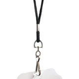 Black Lanyards Id Name Badge Holder 120Pc/Set-Pins And Clips-Other-Star Light Kuwait