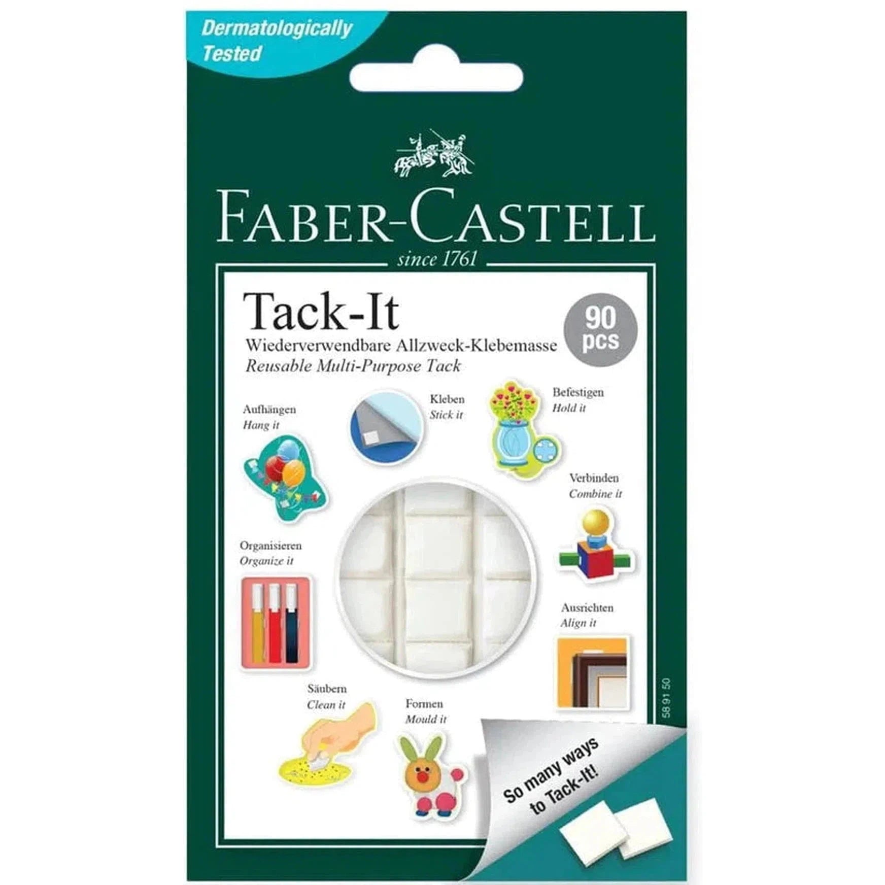 Blue Tack Faber Castell 90 Pcs-Art Sets And Material-Faber Castell-Star Light Kuwait