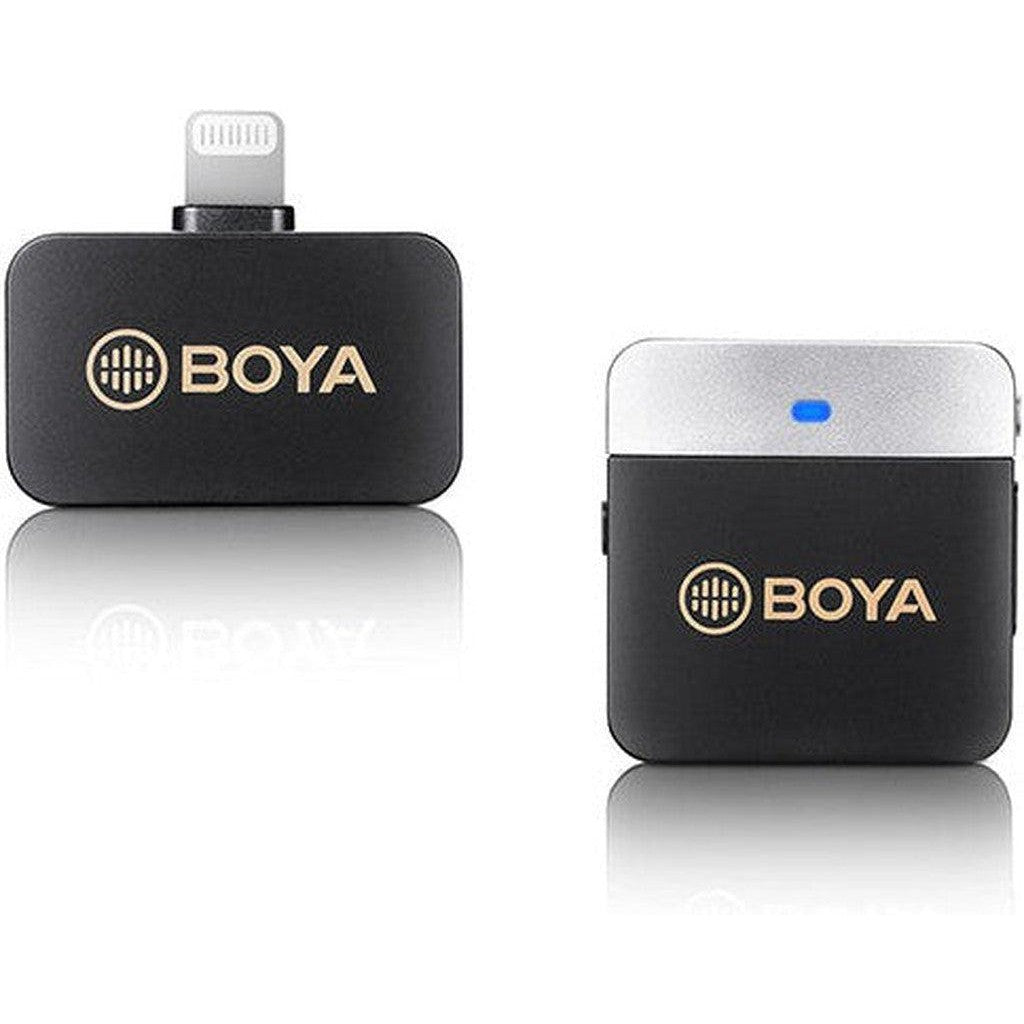 Boya 2.4Ghz Wireless Microphone With Ear-Return Monitoring Function - Black-Microphone-BOYA-Star Light Kuwait