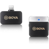 Boya 2.4Ghz Wireless Microphone With Ear-Return Monitoring Function - Black-Microphone-BOYA-Star Light Kuwait