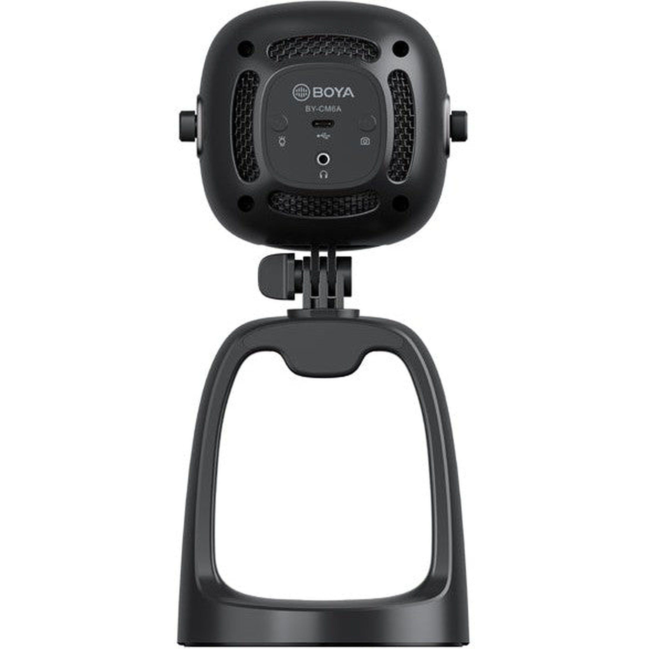 Boya By-Cm6A All-In-One Usb Microphone With Led Ring Light, Microphone & 1080P Camera./Usb-A To Usb-C Cable (1.2M), Lens Cap Included-Camera-BOYA-Star Light Kuwait
